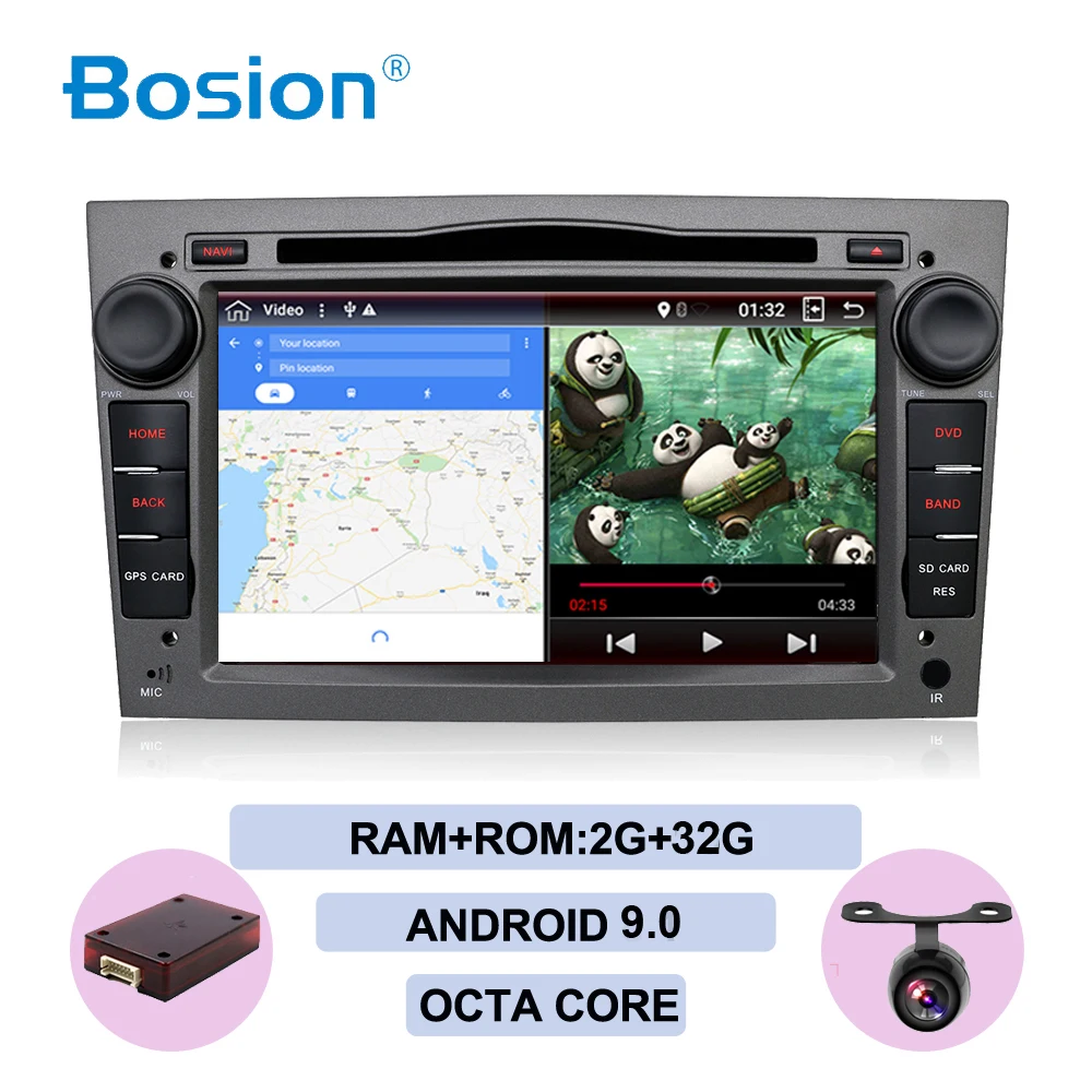 Sale Android 9.0 2Din Car DVD AUTORADIO NAVIGATION WIFI 4G BT DAB+ For Vauxhall Opel Astra H G Vectra Antara Zafira Corsa Multimedia 5