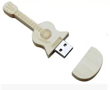 

Top Quality Wooden Bamboo Guitar USB 3.0 Flash USB Stick Memory Card Flash Drive 8GB/16GB/32GB/64GB/128GB/256GB/512GB Pen Drive