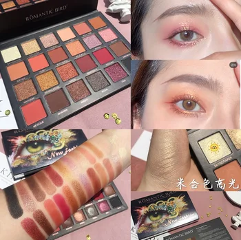 

Eyeshadow Pallete 24 Colors Shimmer Matte Glitter Eye Shadow Powder Palette Make Up Waterproof Highly Pigmented Palette Cosmetic