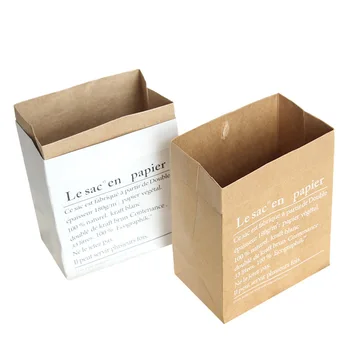 

Kraft Paper Storage Bag Nordic Style Vase Mini Organizer Bag Home Arrangement Wedding Party Xmas Decor Dried Flower Container
