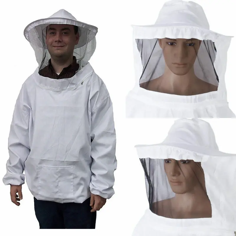 

2020 New Protective Beekeeping Jacket Veil Smock Equipment Bee Keeping Hat Sleeve Suit Wholesale