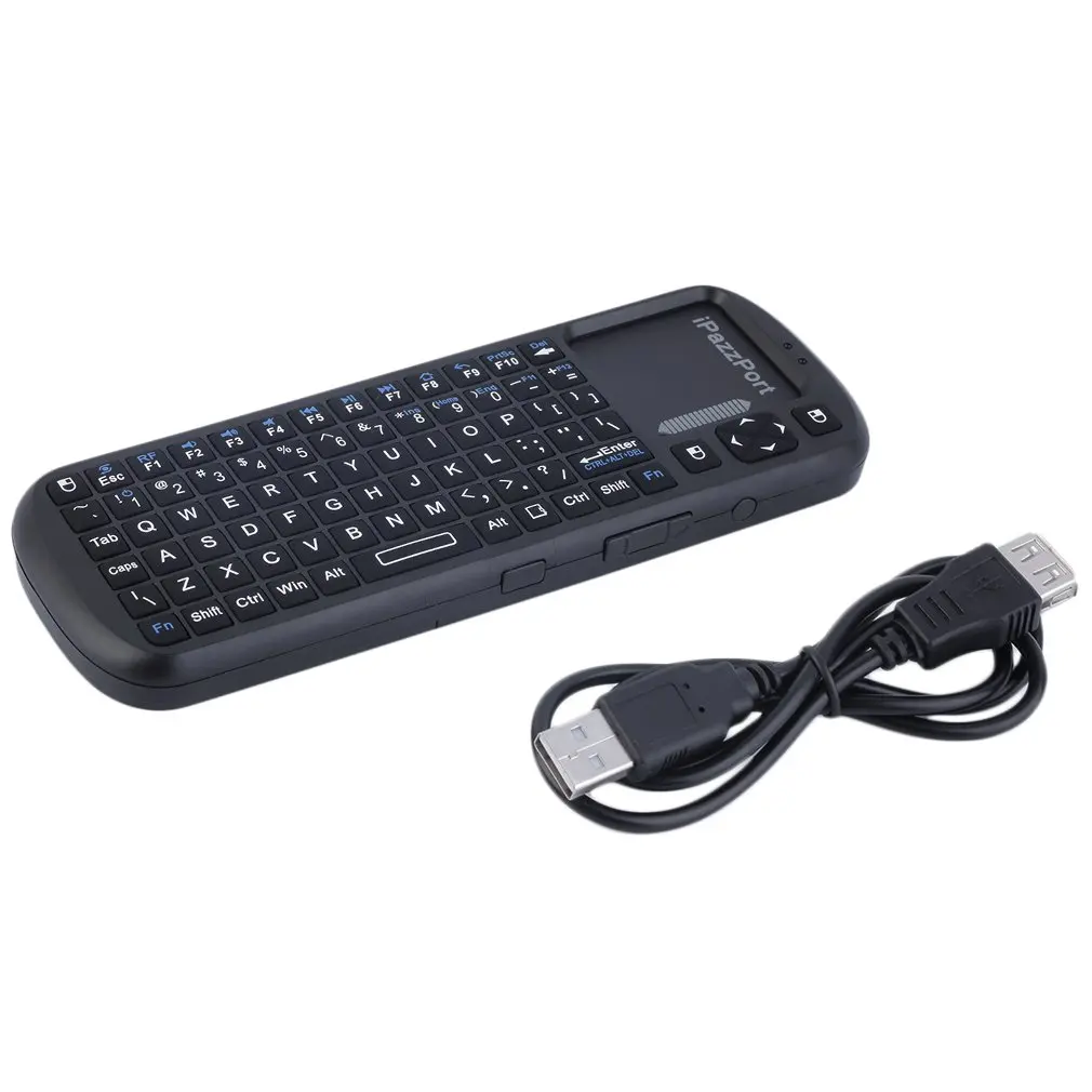

Mini Portable Design Universal 2.4G 10 Meters RF Wireless Handheld Keyboard Mouse Touchpad KP-810-19