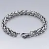 HNSP 316L Stainless Steel Hand Chain Link Bracelet For Men Women Gift Wholesale ► Photo 3/6