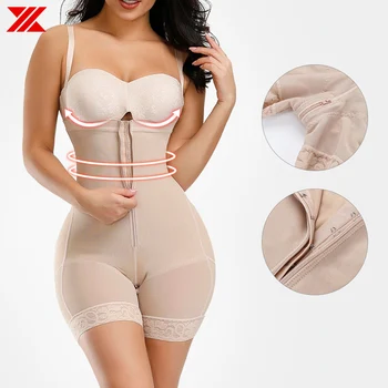 

HEXIN Women Waist Trainer Butt Lifter Shapewear Full Body Shaper Mid thigh fajas Tummy Control Seamless Postpartum Body Girdle