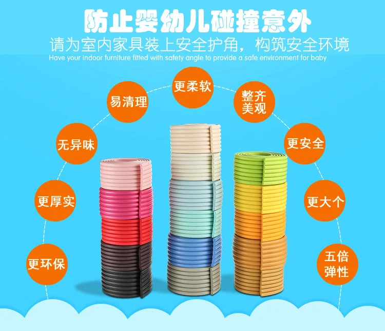 Children Bumper Strip Trim Thick Anti-Widened Baby Bump Article Women's Side Non