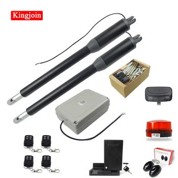 

KINGJOIN high quality automatic door opener motor linear actuator with remote control and electric lock double door opener