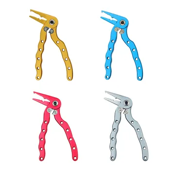 

Multifunctional Fishing Plier Hook Remover Steel Wire Line Cutter