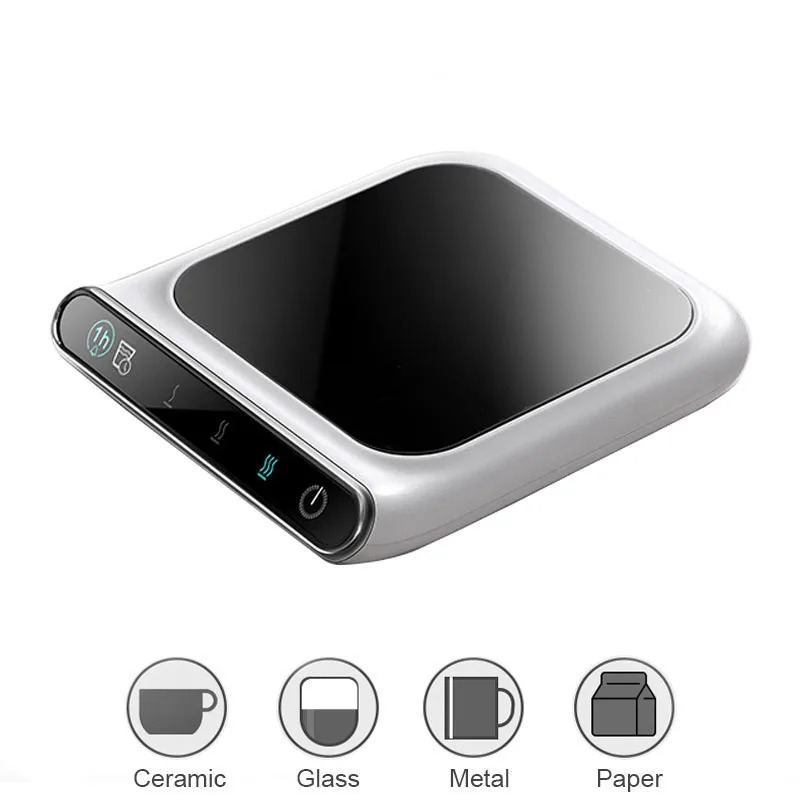5V Cup Smart USB Heated Mug Coaster Cup Heater Taza Calienta Agua Thermostatic Mat Pad Oficina Hot Milk Coffee Warmer Pad