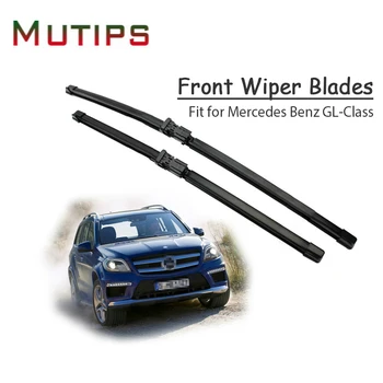 

1Set Rubber Car Front Wiper Blade Kit For Mercedes Benz GL Class GL 350 400 450 Gl 500 550 63 AMG Original Accessories