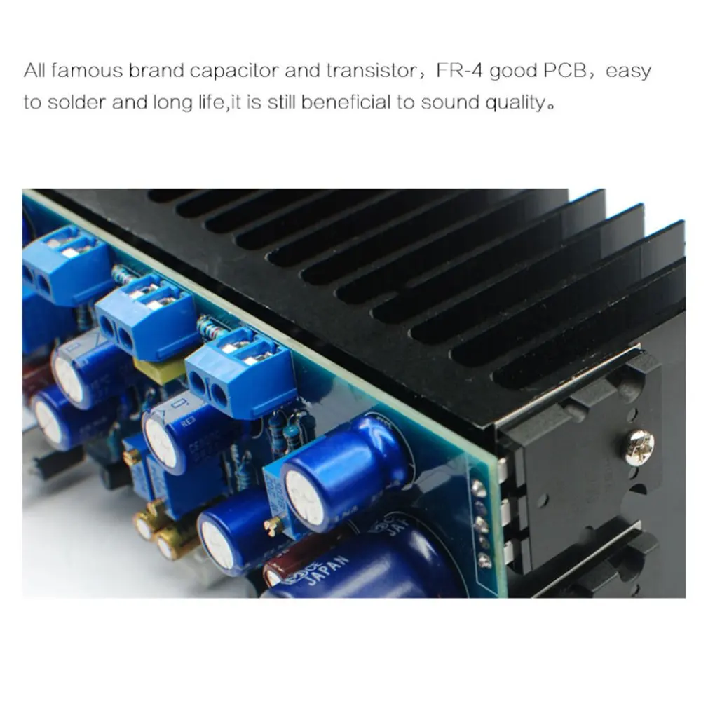 New Bell 1969 Npn 2.0 Channel Class A Amplifier Completed Plate and Heat Sinks Stereo Amplifier Board