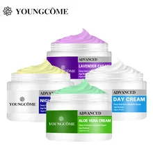 YOUNGCOME 10g Lavender Aloe Vera Day Night Cream Whitening Moisturizing Anti-acne Softing Smoothing Lifting Firming