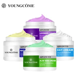 YOUNGCOME 10g Lavender Aloe Vera Day Night Cream Whitening Moisturizing Anti-acne Softing Smoothing Lifting Firming