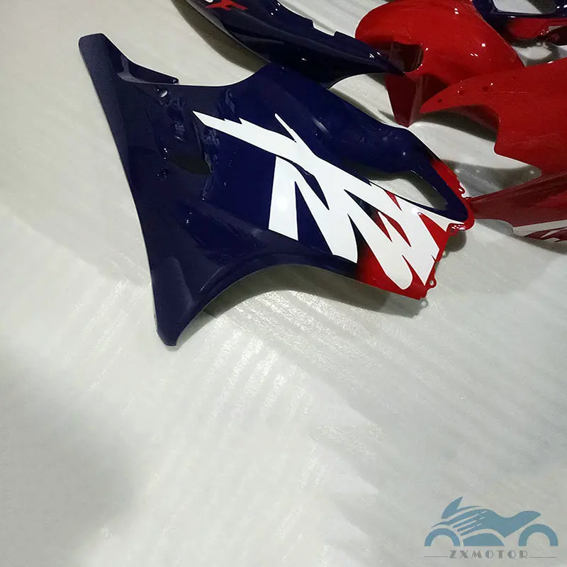 Высококачественный комплект обтекателей для HONDA 1999 2000 CBR 600 F4 Красный Синий 99 00 CBR600 F4 тела Замена частей обтекатели комплект NE4