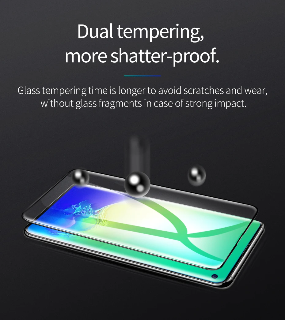 HOCO 3D полное закаленное стекло для samsung Galaxy S10 Plus S10E Защита экрана для samsung Note10 Защитная стеклянная пленка Note10