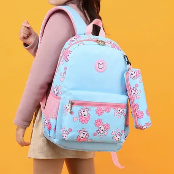 

SHUJIN 3pcs/set Waterproof Children School Bags For Girls School Backpacks Kids Schoolbag Shoulder Bag Pencil Case Backpack