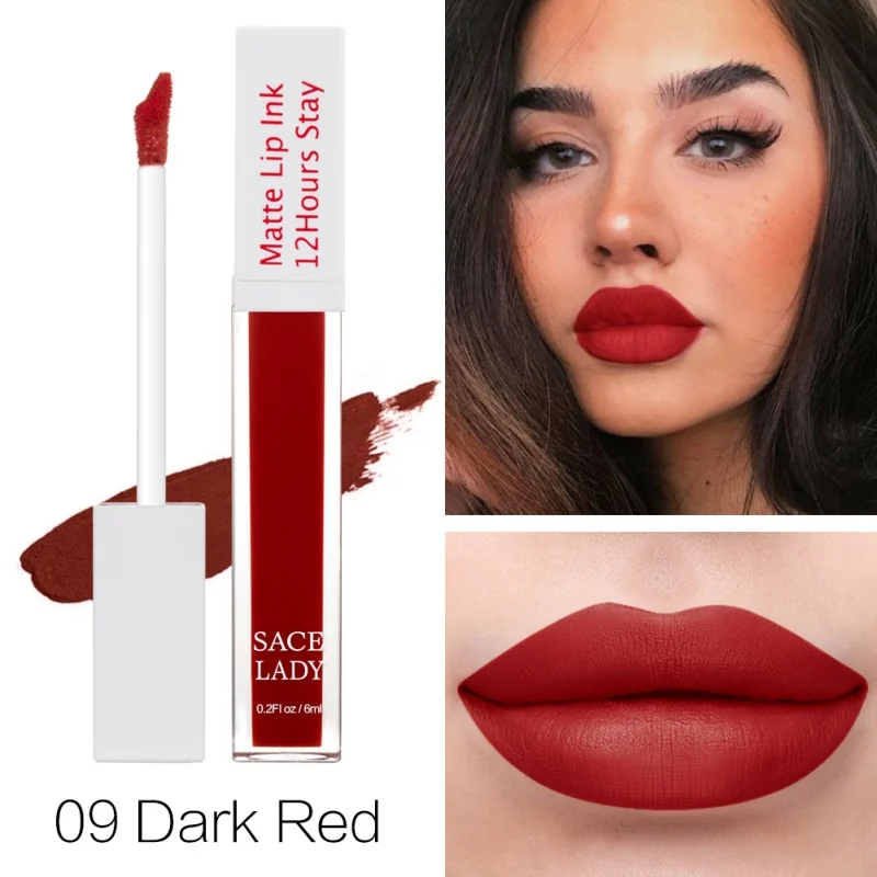 25 Colors Moisturizing Lip Gloss Non-Stick Cup Waterproof Smudge-Proof Liquid Lipstick Cosmetic Full Size