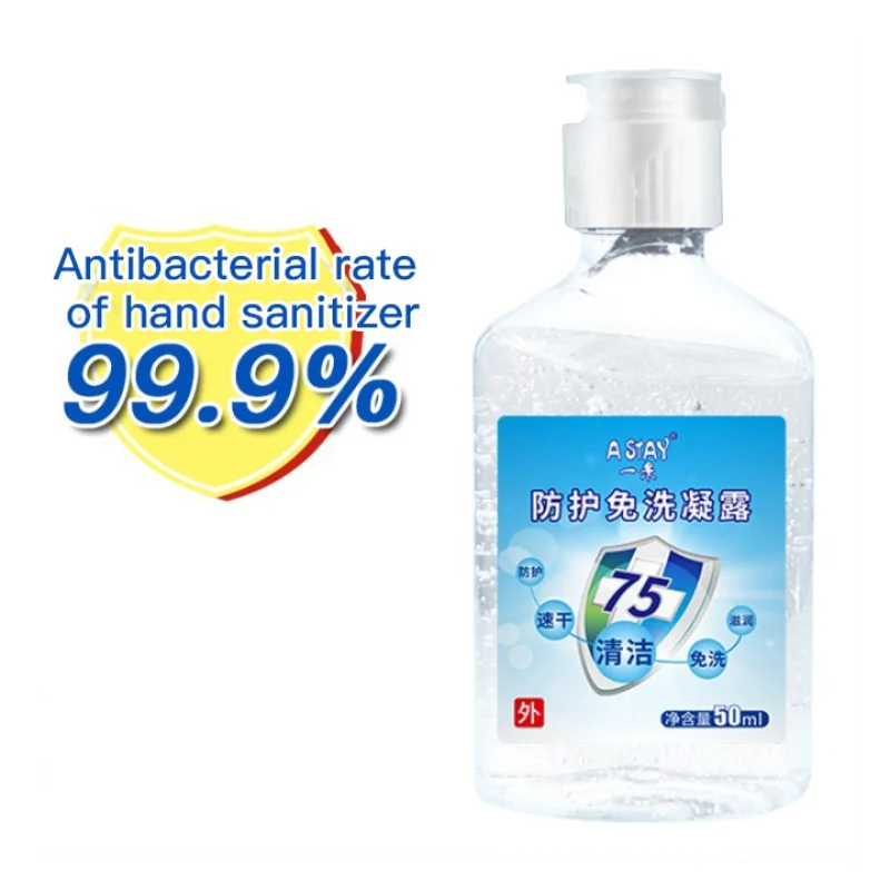 50ML 75% Disposable Hand Sanitizer Water-free Gel Decontamination Disinfection Body Liquid Hot | Красота и здоровье