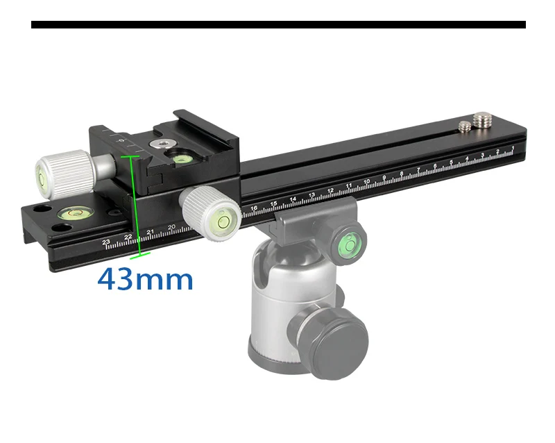 Camera Slide Rail, DSLR Tripé Bola Cabeça, Release