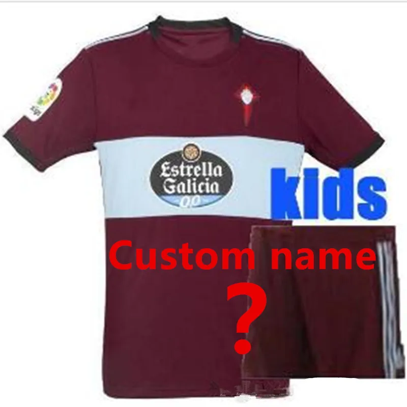 19 20 Детский комплект Celta Vigo футбольные майки MENDEZ S. GOMEZ SISTO IAGO ASPAS BOUFAL Celta de Vigo Camiseta Детская рубашка - Цвет: kids
