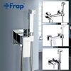 FRAP Bidet Faucets wall mounted bidet toilet faucet shower with hanheld sprayer shower chrome hygienic shower bidet muslim ► Photo 1/6