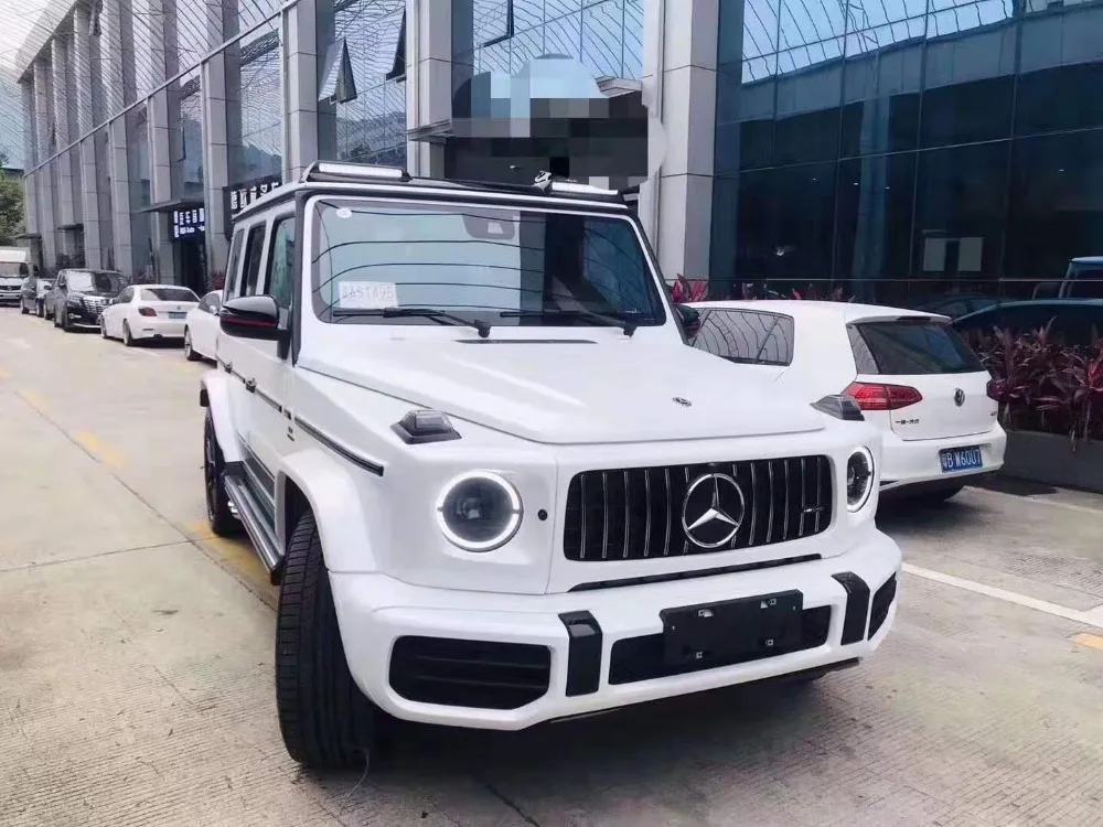 ABS/углеродное волокно передний спойлер на крыше с лампой BENZ G Class W464 G500 G55 G63 G65