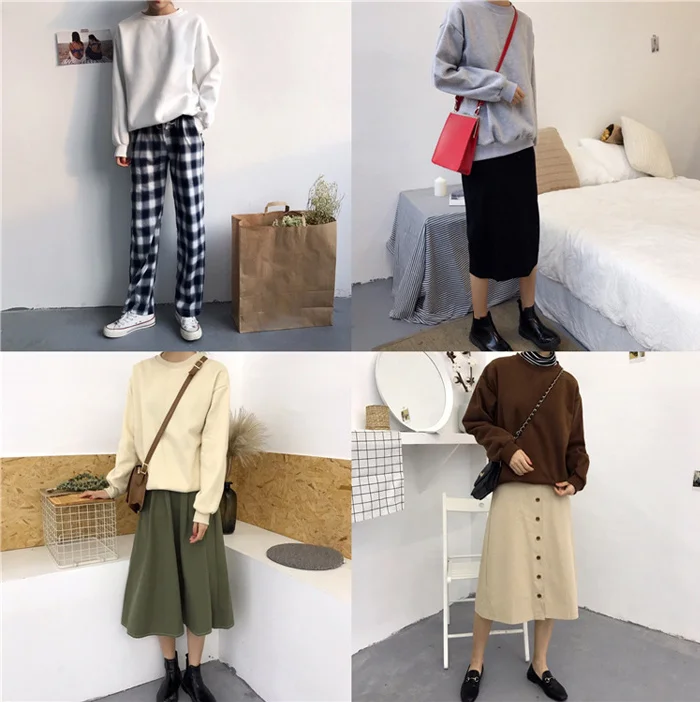 Sudaderas mujer,, Harajuku, одноцветная толстовка, женская, с длинным рукавом, с капюшоном, свободная, женские толстовки, свитшоты, повседневный спортивный костюм