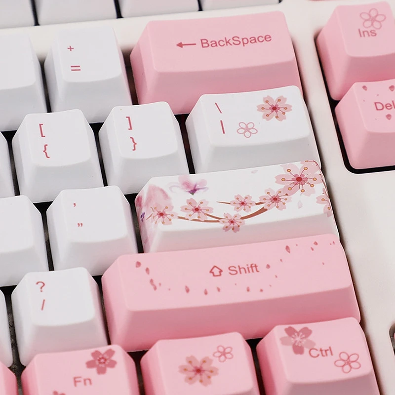 113 Key PBT Keycap Set DIY Mechanical Keyboard Theme Keycaps Replacement Button