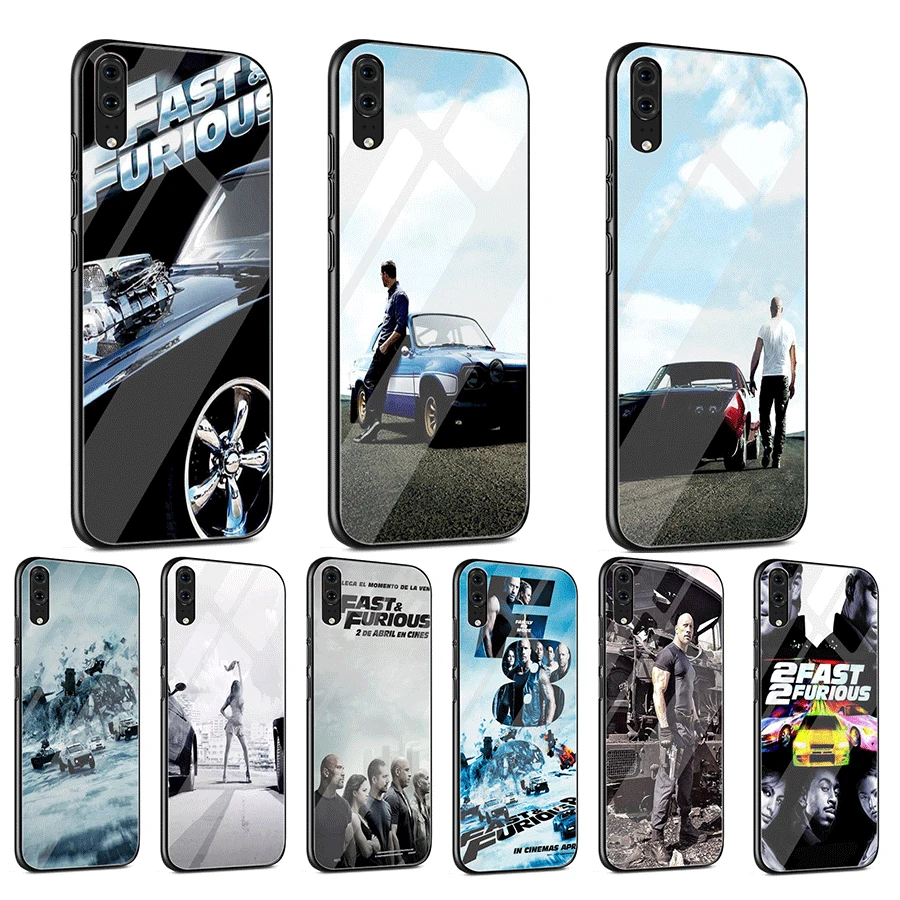 Mobile Phone Glass Case for Huawei Honor 7A Pro 8X 9 10 Lite cover Fast &amp Furious | Мобильные телефоны и аксессуары