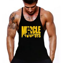 Брендовая одежда для бодибилдинга, тренажерного зала, Мужская майка, майка, модная майка без рукавов, Стрингер, майка для фитнеса, тренировки, Спортивная рубашка