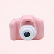 Новинка 2,0 дюймов мини мультяшная детская камера цифровая видеокамера HD перезаряжаемая детская камера игрушка подарок на день рождения детская игрушка