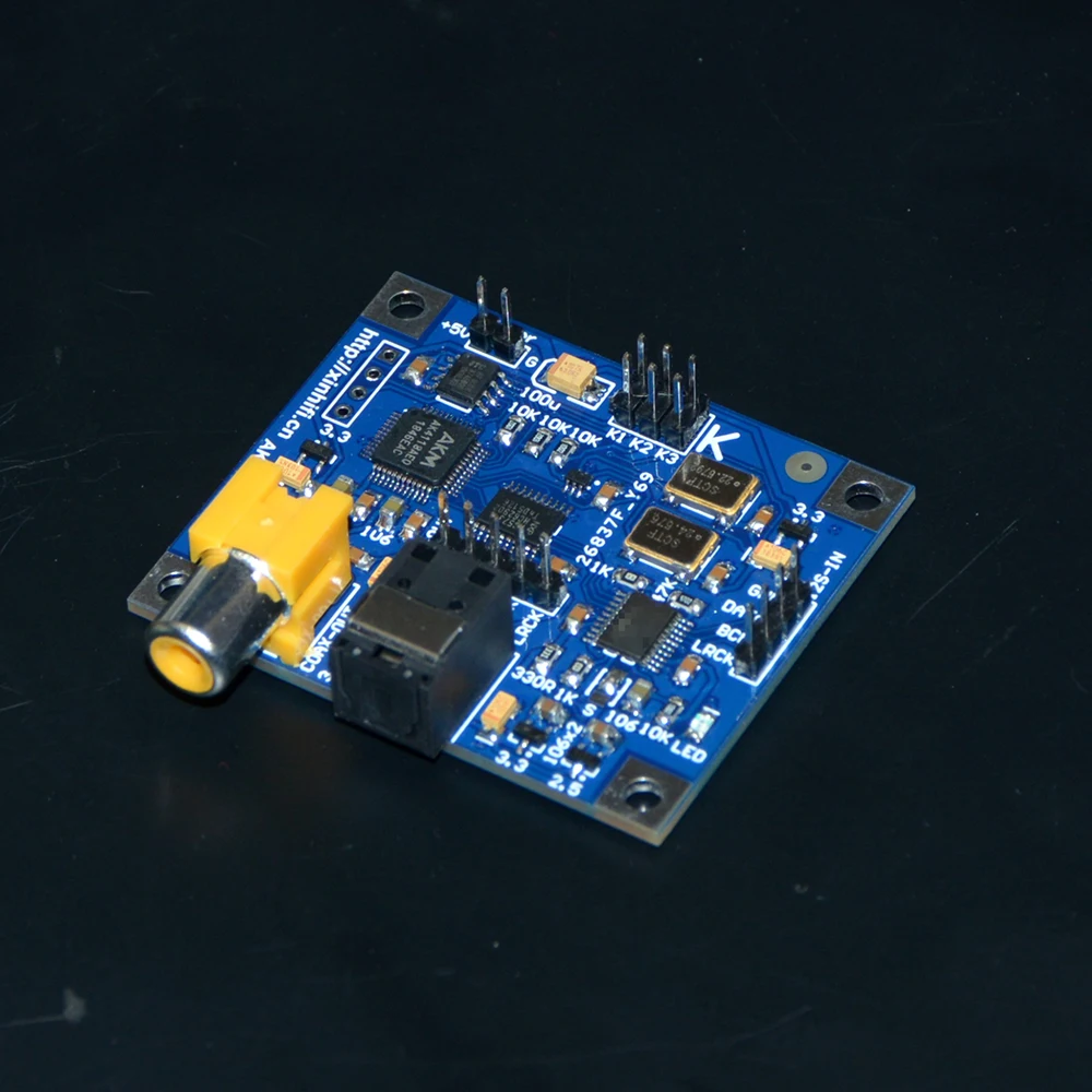 Ak4118 ies к коаксиальному оптоволоконному SPDIF с IPS выходной поддержкой 24bit 192K DC 5V F8-003