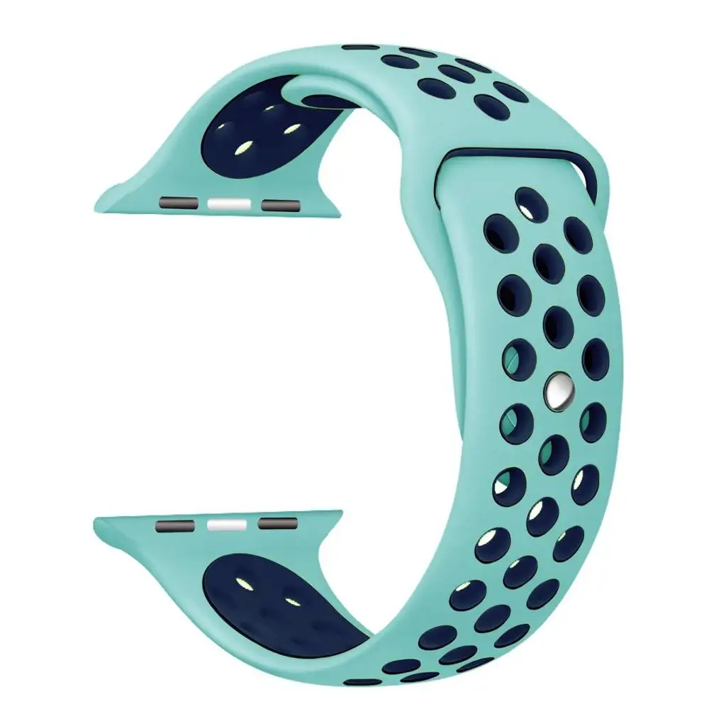 Iwo 11 Смарт часы 1:1 Человек gps сердечного ритма Bluetooth Smartwatch 44 мм для Apple iOS Android телефон PK IWO 10 IWO 8 Plus мужские часы - Цвет: 14 green blue