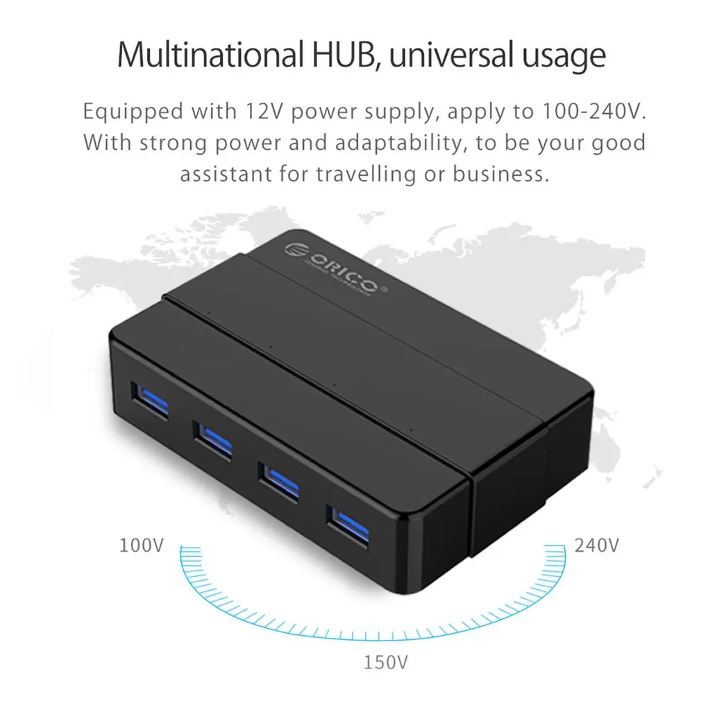 ORICO H4928-U3 4 порта USB3.0 концентратор для Windows XP/Vista/7/8/10/Linux/Mac OS