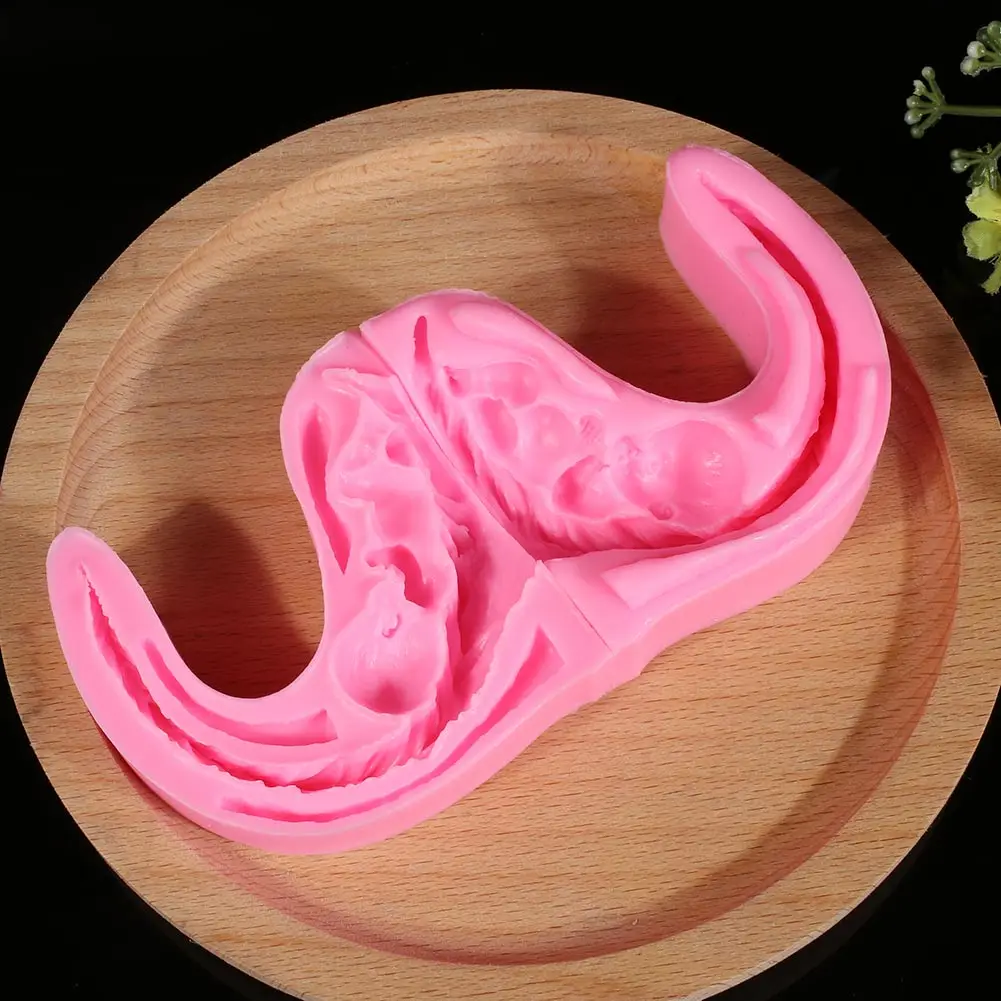 Банан ребенок силиконовая форма для торта Конфета Желе Плесень Sugarcraft DIY выпечки Инструменты
