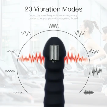 20 Modes Vibrator Soft Silicone Dildo Realistic Penis Strong Motor G-spot Clitoral Stimulator Female Masturbator Adult Sex Toys 3