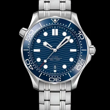 

Luxury Men's Blue Watch Commander James Bond 007 Dialing Limited Edition Men's Sprots Automatic Watch Designer Watch