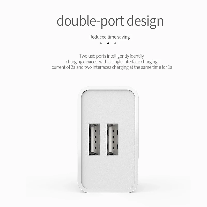 5V2A двойной порт USB зарядное устройство адаптер CE/RoHS сертификация ЕС Порт