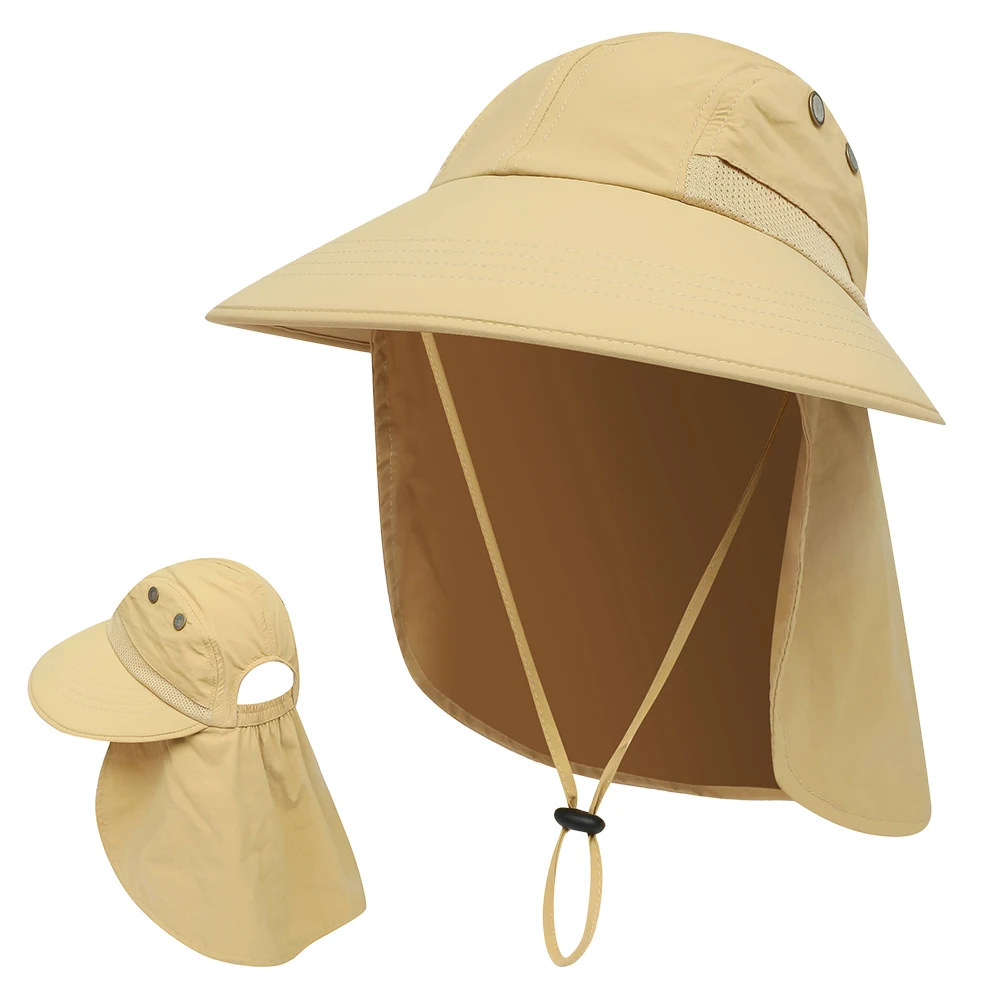 Sun Hat UV Protection Summer Cap Wide Brim For Camping Fishing Hiking Mountaineering Carp Fishing Tackle Pesca