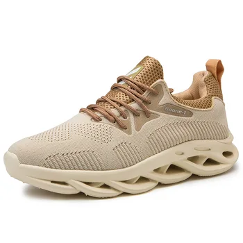 

Air Cushion Men Sneakers Classic Anti-slip Rubber Knitted Mesh Men Sport Shoes Outdoor Exercise Workout Walking Running Shoes