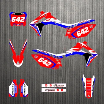 

Motorcycle stickers custom complete tool graphics background decal sticker quantity luster for team CRF250R14-17 450R13-16 2013