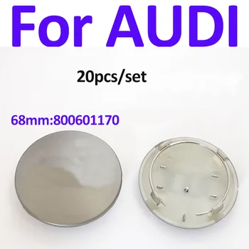 

20PCS 68MM 2.67INCH 800601170 ABS Wheel Center Hub Cap Car Rim Hub Emblem Badge Cover 4pcs for A1 A2 A3 A4 A5 A6 A7 A8 Q1 Q3 Q5