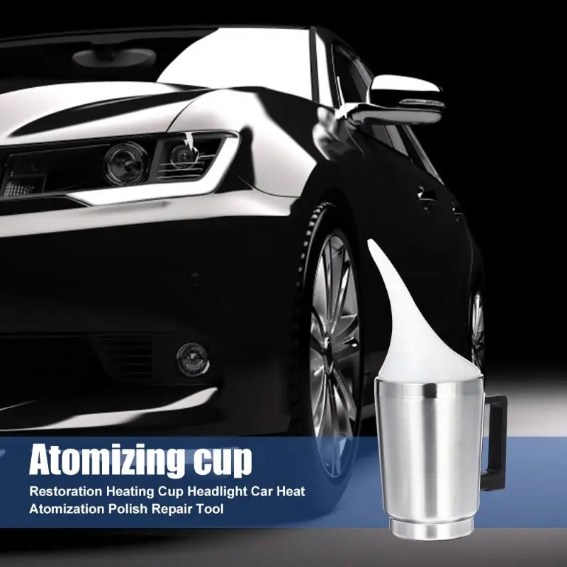 

High Brightness Restoration Headlight Heating Cup Environmental Protection and Durability Auto Car Polish Repair Tool