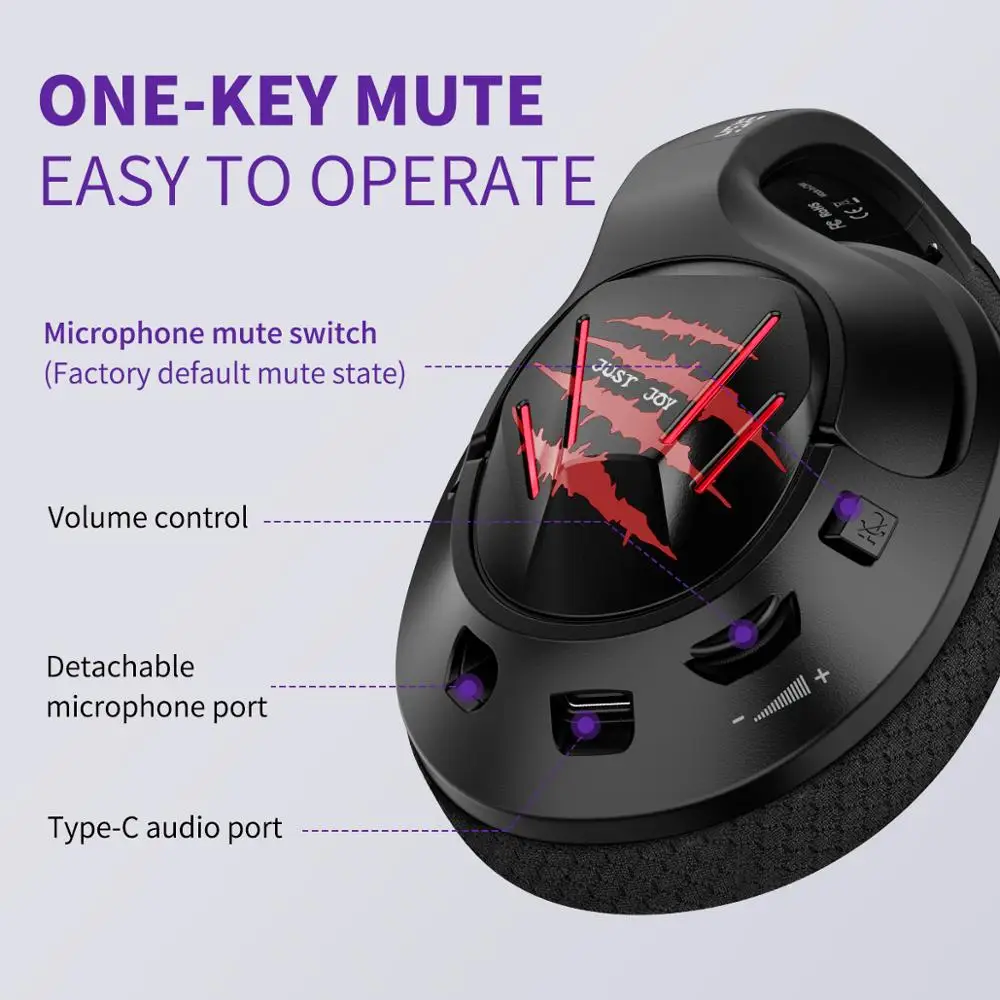 EKSA E3 Gaming Headset 7 1 Surround Stereo 3 5mm USB Wired Headphones with Microphone Ultralight Headset Gamer For PS4 PC Xbox