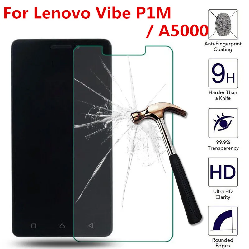Закаленное стекло для Lenovo Vibe P1m защитная пленка экрана 0 26 мм 2 5 HD прозрачное