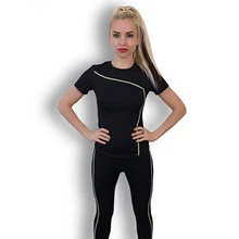 Прямая поставка, цветной Женский комплект для йоги, фитнеса, спортзала, быстросохнущая одежда для тенниса, тренировок, пробежек, пробежек, черный спортивный костюм для йоги