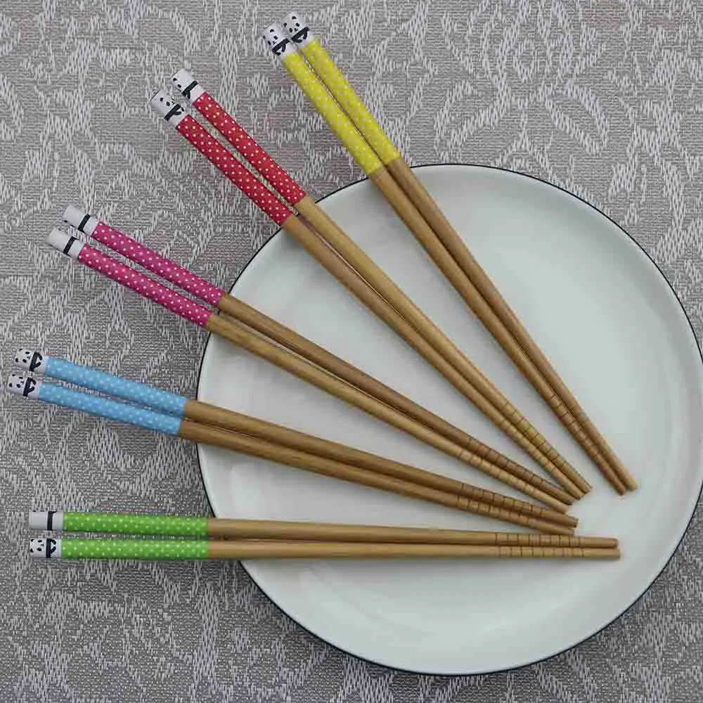 

Chinese Chopsticks Gift Boxs Handmade Natural Chopsticks Non-slip Head Reusable Wooden Bamboo Chopsticks For Gift For Friends