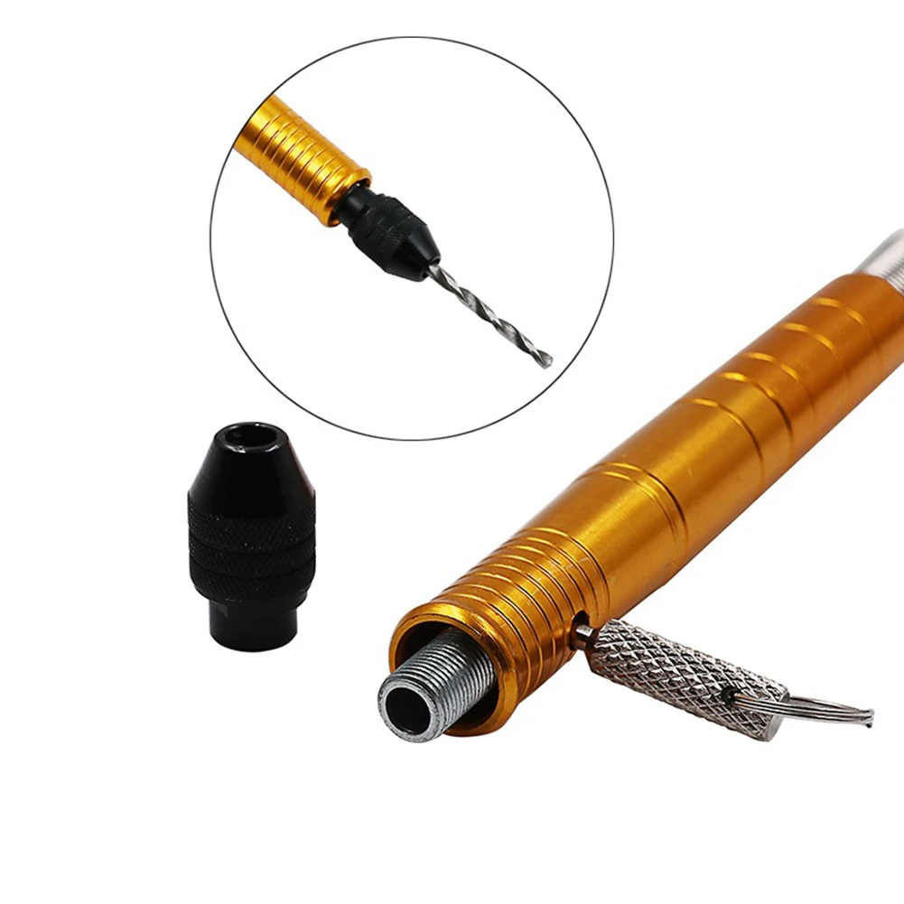 

Home Electric Grinder With Drill Chuck Soft Rotary Tool DIY Flexible Shaft Tightening Fast Multifunction Metal Professional