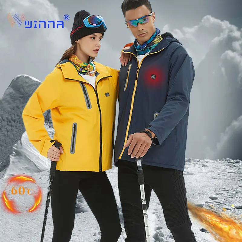 Electric Heating Jacket USB Winter Warm Camping Hiking Hunting Fever Men and Women Couple Models | Спорт и развлечения