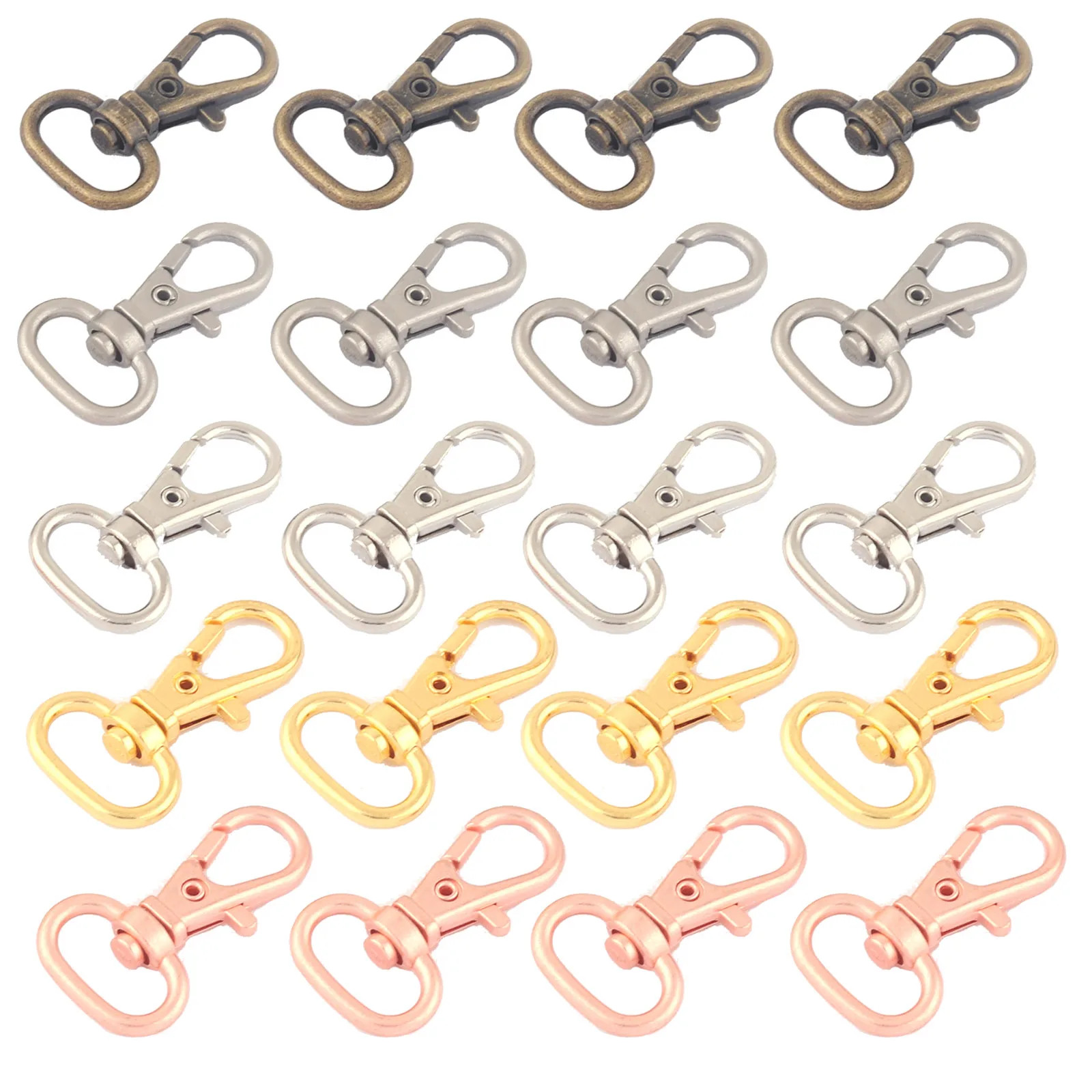 13mm Rose Gold Swivel Clasp Claw Dog Collar Hook Lobster Strap Clip