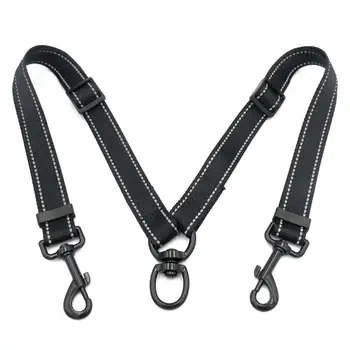 

Adjustable Length Dual Leash for Walking Training Dog Lead Splitter for Large Medium Small Pet Supplies